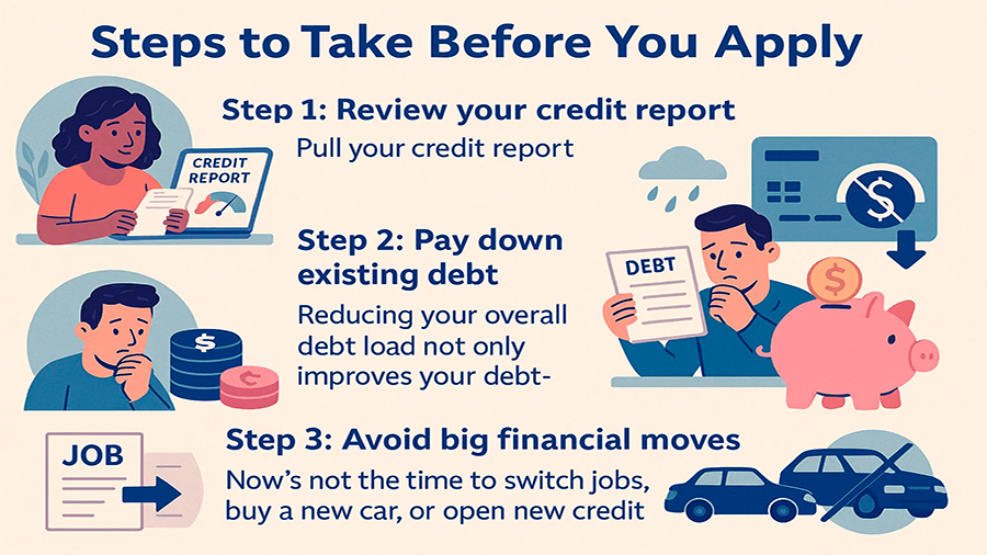 taking out a large loan